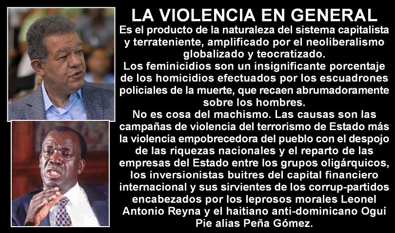 Violencia Leonel A. Reyna Oguí Pie